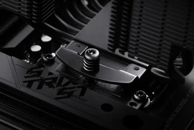 Alt view image 3 of 6 - Noctua NM-M1-MP83 chromax.black, CPU Cooler Mounting-Kit for AMD AM5/AM4 and Intel LGA1700/LGA1200 (Black)