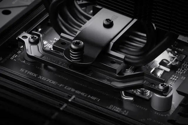 Alt view image 3 of 6 - Noctua NM-M1-MP78 chromax.black, CPU Cooler Mounting-Kit for AMD AM5/AM4 and Intel LGA1851/LGA1700/LGA1200 (Black)