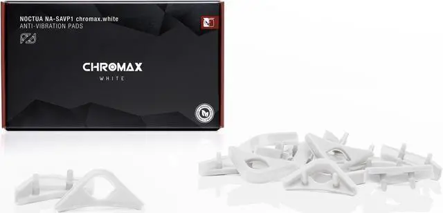 Alt view image 2 of 5 - Noctua NA-SAVP1 chromax.white, Anti-Vibration Pads for 120/140mm Noctua Fans (16-pack, White)