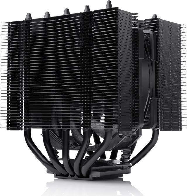 Main image of Noctua NH-D12L chromax.black, Low-Height Dual-Tower CPU Cooler (120mm, Black)