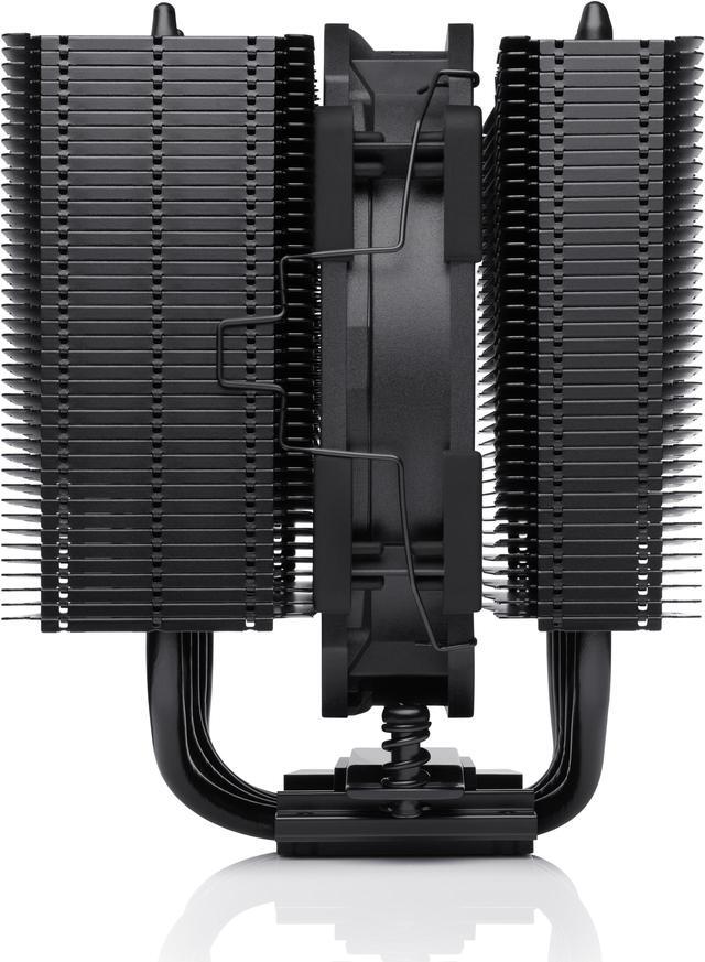 Alt view image 3 of 6 - Noctua NH-D12L chromax.black, Low-Height Dual-Tower CPU Cooler (120mm, Black)