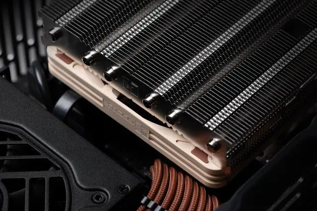 Alt view image 5 of 6 - Noctua NH-L12Sx77, Low-Profile CPU Cooler (120mm, Brown)