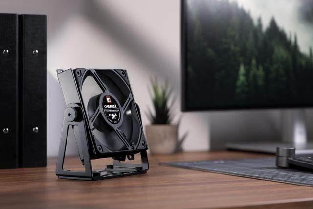 Alt view image 2 of 7 - Noctua NV-FM1, Pivoting Multi-Purpose Fan Mount for 120 & 140mm Fans (Black)