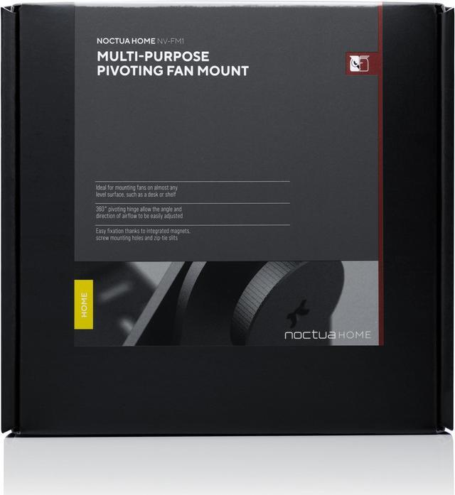 Alt view image 7 of 7 - Noctua NV-FM1, Pivoting Multi-Purpose Fan Mount for 120 & 140mm Fans (Black)