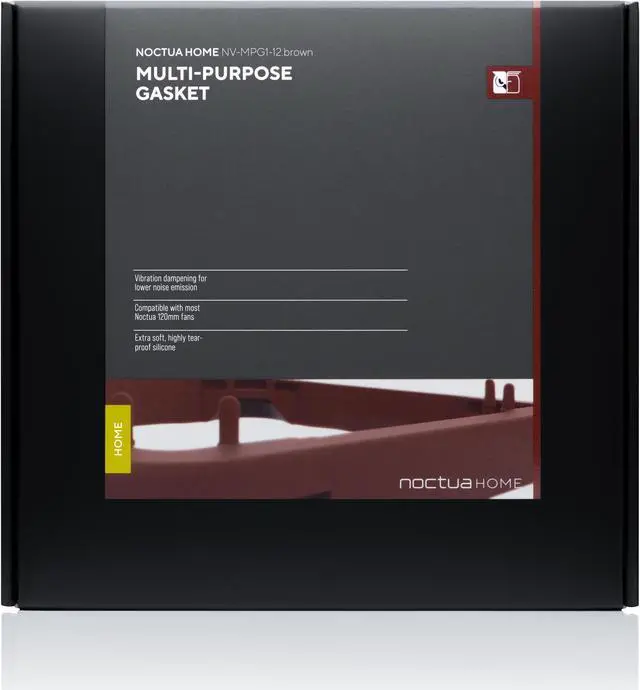 Alt view image 5 of 5 - Noctua NV-MPG1-12.brown, Multi-Purpose Gasket for 120mm Fans (Brown)