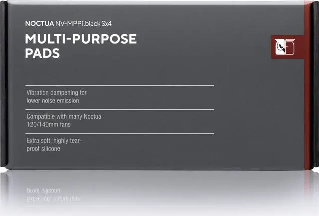 Alt view image 6 of 6 - Noctua NV-MPP1.black Sx4, Multi-Purpose Pads for 120 & 140mm Fans (Black)