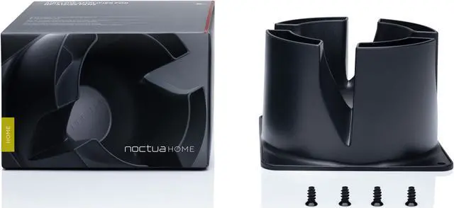Alt view image 3 of 7 - Noctua NV-AA1-12, Airflow Amplifier for Boosting NF-A12x25 120mm Fans (Black)