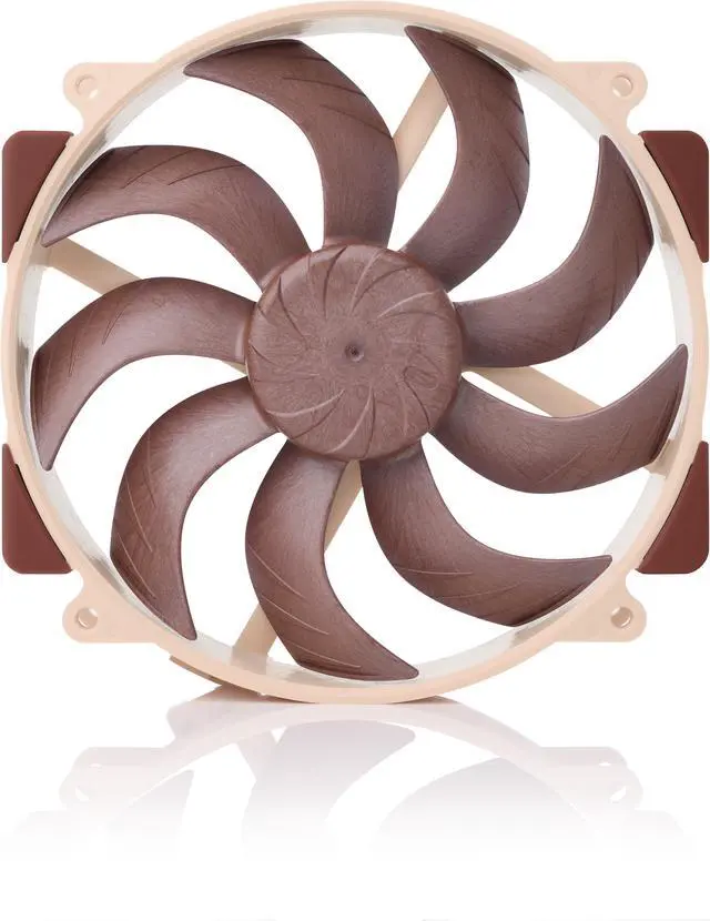 Alt view image 2 of 5 - Noctua NF-A14x25r G2 PWM, Premium-Quality Quiet Round-frame 140mm PC Fan, 4-pin (Brown)
