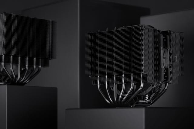 Alt view image 5 of 7 - Noctua NH-D15S chromax.Black, Premium Dual-Tower CPU Cooler with NF-A15 PWM 140mm Fan (Black)