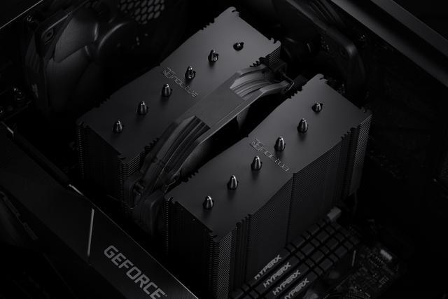 Alt view image 7 of 7 - Noctua NH-D15S chromax.Black, Premium Dual-Tower CPU Cooler with NF-A15 PWM 140mm Fan (Black)