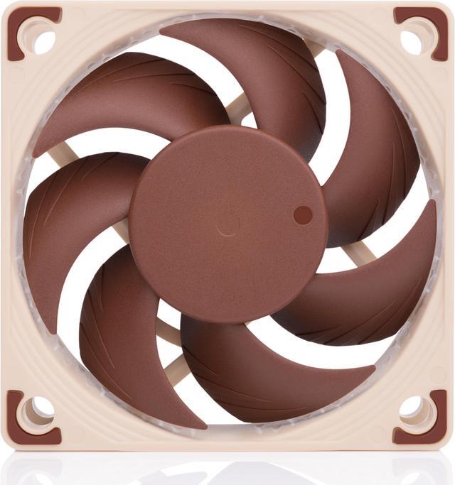 Alt view image 3 of 6 - Noctua NF-A6x15 PWM, Premium Quiet Slim Fan, 4-Pin (60x15mm, Brown)