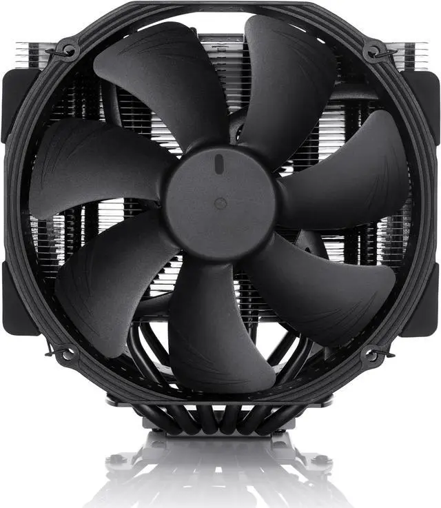 Alt view image 10 of 15 - Noctua NH-D15 chromax.black, Dual-Tower CPU Cooler with Dual NF-A15 PWM 140mm Fans (Black)