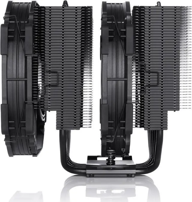 Alt view image 11 of 15 - Noctua NH-D15 chromax.black, Dual-Tower CPU Cooler with Dual NF-A15 PWM 140mm Fans (Black)