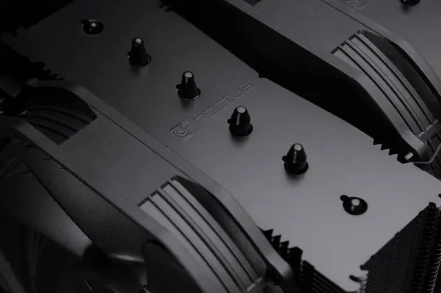 Alt view image 14 of 15 - Noctua NH-D15 chromax.black, Dual-Tower CPU Cooler with Dual NF-A15 PWM 140mm Fans (Black)