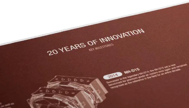 Alt view image 4 of 7 - Noctua NP-DM3 20-Year Anniversary Desk Mat, 90x40cm (Brown)