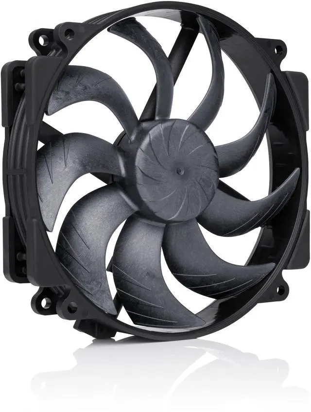 Main image of Noctua NF-A14x25r G2 PWM chromax.black, Premium-Quality Quiet Round-Frame 140mm PC Fan (Black)