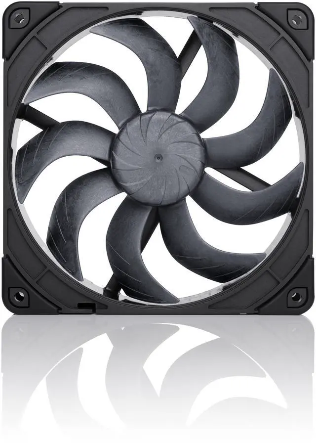 Alt view image 2 of 7 - Noctua NF-A14x25 G2 PWM Sx2-PP chromax.black, Dual Fan Set for Push-Pull and Side-by-Side Applications (Black)