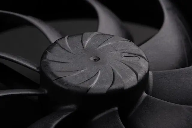 Alt view image 5 of 7 - Noctua NF-A14x25r G2 PWM chromax.black, Premium-Quality Quiet Round-Frame 140mm PC Fan (Black)