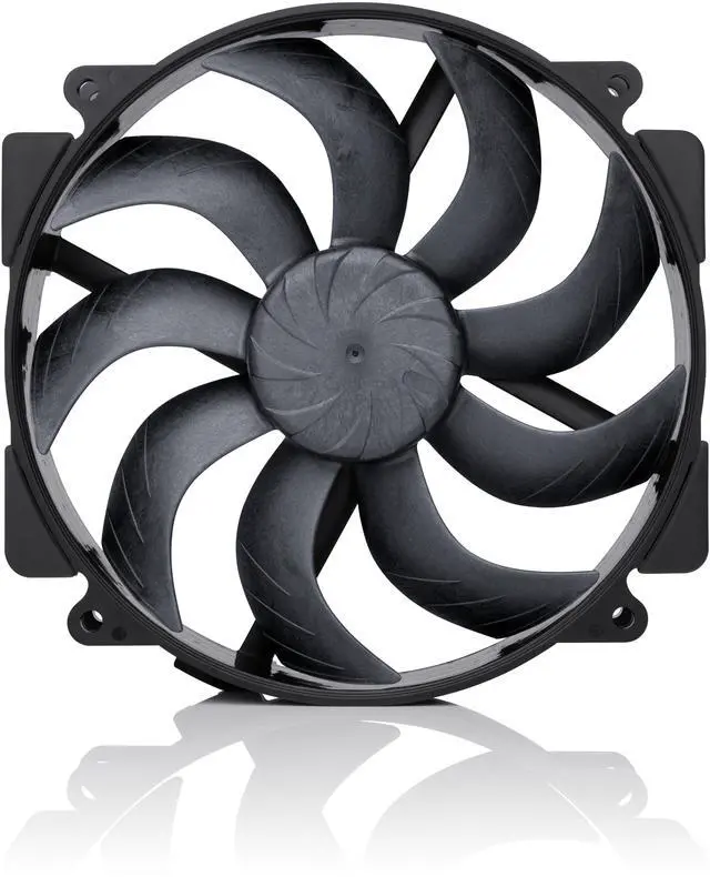 Alt view image 2 of 7 - Noctua NF-A14x25r G2 PWM Sx2-PP chromax.black, Push-Pull Set of two Premium-Quality Quiet 140mm PC Fans (Black)