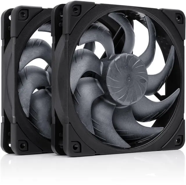 Main image of Noctua NF-A12x25 G2 PWM Sx2-PP chromax.black, Dual Fan Set for Push-Pull and Side-by-Side Applications (Black)