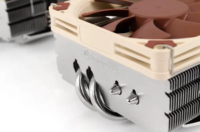 Alt view image 6 of 6 - Noctua NH-L9x65 SE-AM4, Premium Low-profile CPU Cooler with 92mm Fan for AMD AM4 (Brown)