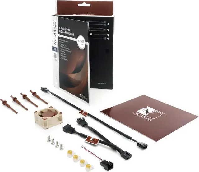 Alt view image 5 of 7 - Noctua NF-A4x20 5V PWM, Premium Quiet Fan, 4-Pin, 5V Version (40x20mm, Brown)