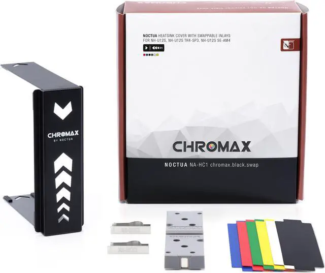 Alt view image 2 of 5 - Noctua NA-HC1 chromax.black.swap, Heatsink Cover for NH-U12S, NH-U12S TR4-SP3, NH-U12S DX-3647 & NH-U12S SE-AM4 (Black)