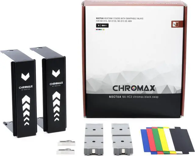 Alt view image 3 of 6 - Noctua NA-HC3 chromax.black.swap, Heatsink Cover for NH-D15, NH-D15S & NH-D15 SE-AM4 (Black)