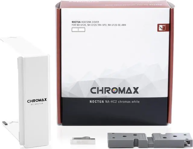 Alt view image 2 of 4 - Noctua NA-HC2 chromax.white, Heatsink Cover for NH-U12S, NH-U12S TR4-SP3, NH-U12S DX-3647 & NH-U12S SE-AM4 (White)
