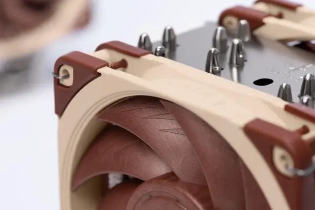 Alt view image 5 of 17 - Noctua NH-U12A, Premium CPU Cooler with High-Performance Quiet NF-A12x25 PWM Fans (120mm, Brown)