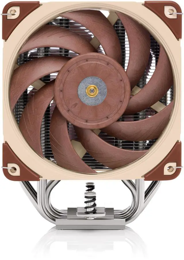 Alt view image 2 of 17 - Noctua NH-U12A, Premium CPU Cooler with High-Performance Quiet NF-A12x25 PWM Fans (120mm, Brown)