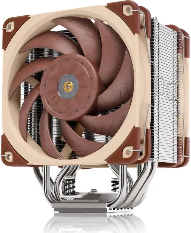 Main image of Noctua NH-U12A, Premium CPU Cooler with High-Performance Quiet NF-A12x25 PWM Fans (120mm, Brown)