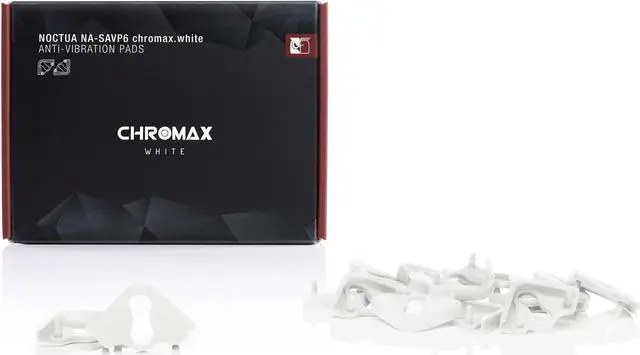 Alt view image 2 of 4 - Noctua NA-SAVP6 chromax.white, Anti-Vibration Pads for 200mm Noctua Fans (16-pack, White)