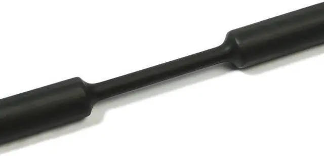 Alt view image 2 of 2 - HellermannTyton 309-60290 Heat Shrink Tubing, Mini Reel, 2:1 Shrink Ratio, 1/8", 3.2/1.6 Dia, PO, Black, 100 ft/reel