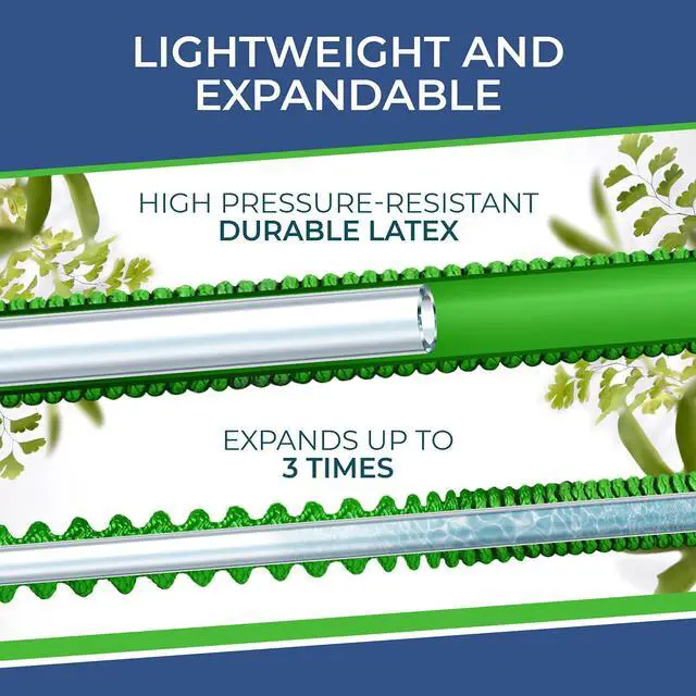 Alt view image 2 of 6 - GrowGreen Flexible Garden Hose, New and Improved 25ft (Green)