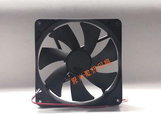 Alt view image 2 of 2 - Cooler Master A14025-12CB-3BN-F1 12V 0.14A 14CM 14025 2-wire cooling fan