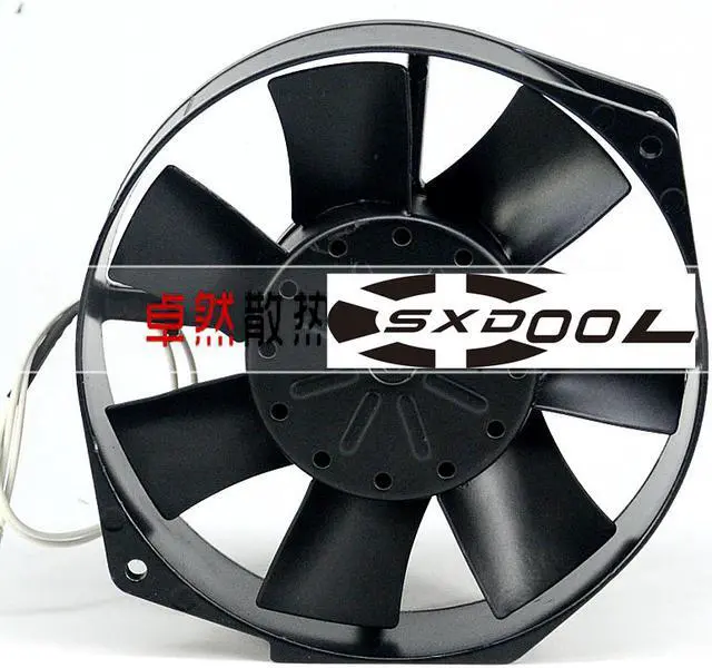 Alt view image 3 of 3 - Original STYLE FAN 200V 33/30W  S15D20 -WG all-metal high temperature industrial cooling fan
