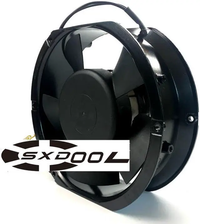 Alt view image 2 of 4 - NEW original COMMONWEALTH ROTARY FAN 172*51mm 17CM FP-108EX-S1-B 110-120V 50/60Hz 0.50A 33W Ball bearing 2 wires Axial AC fan cabinet ups server cooler