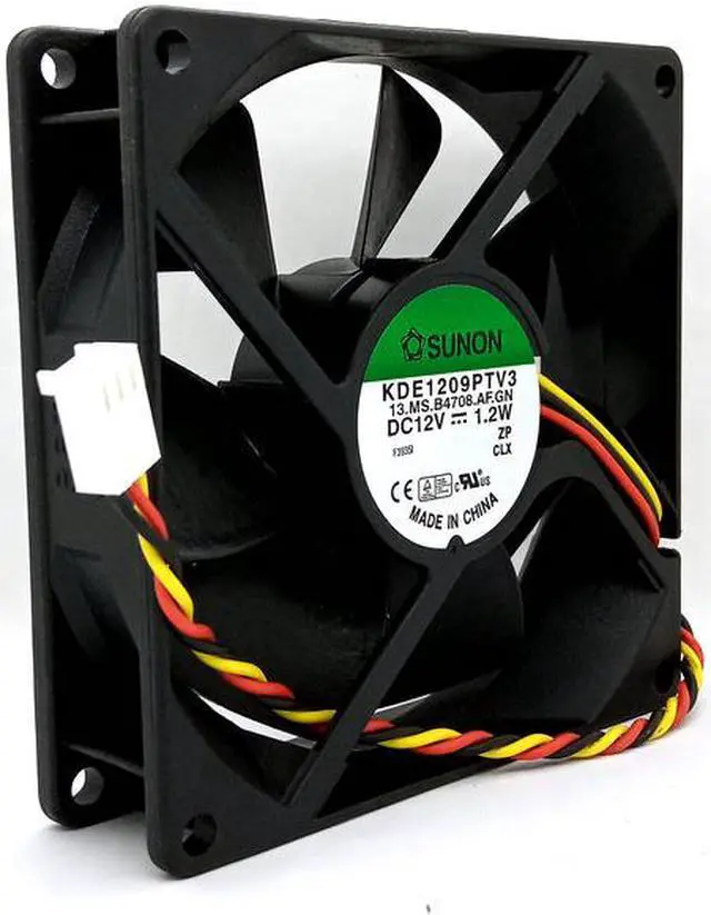 Alt view image 5 of 5 - New Original for SUNON KDE1209PTV3 DC12V 1.2W 92x92x25MM 9cm 3Lines Computer cooling fan