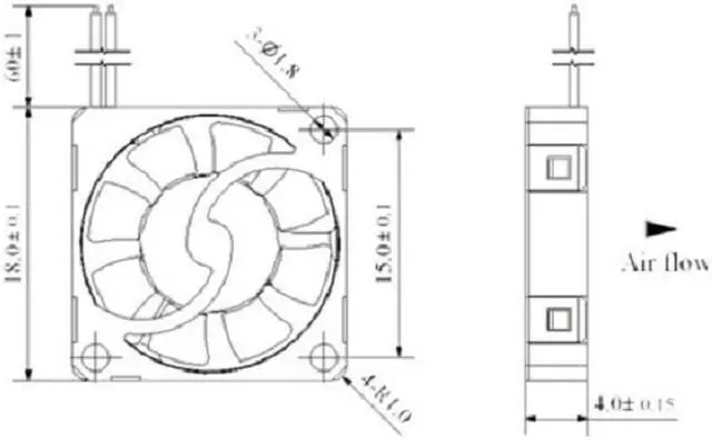 Alt view image 2 of 3 - 30pcs SXDOOL 18x18x4mm Nano Fan Miniature Blower 5V PM2.5 Detector Chip Fan Drone Fan 12000rpm 40mA