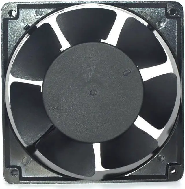 Alt view image 4 of 5 - 12cm AXIAL 1238 115V 120V AC 120mm x 38mm High Speed, for DIY Cooling Ventilation Exhaust Projects chassis case cabinets fan
