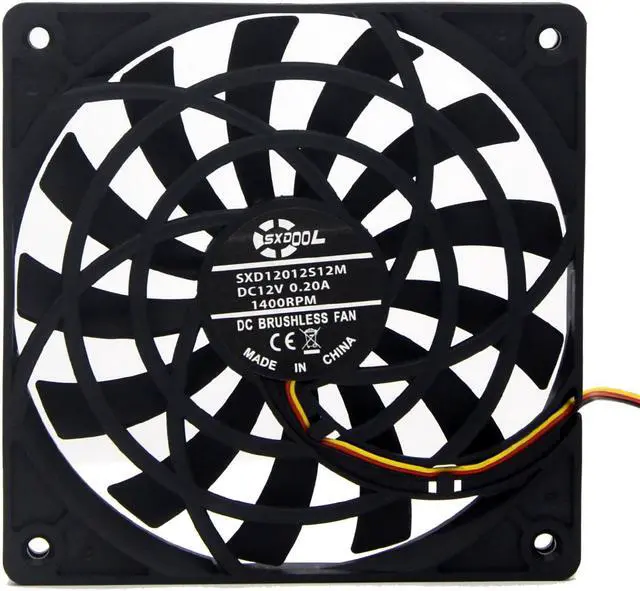 Alt view image 2 of 7 - NEW 120mm slim fan 12012 0.19A 12MM thick slim chassis cpu cooling fan high quality silent cooler