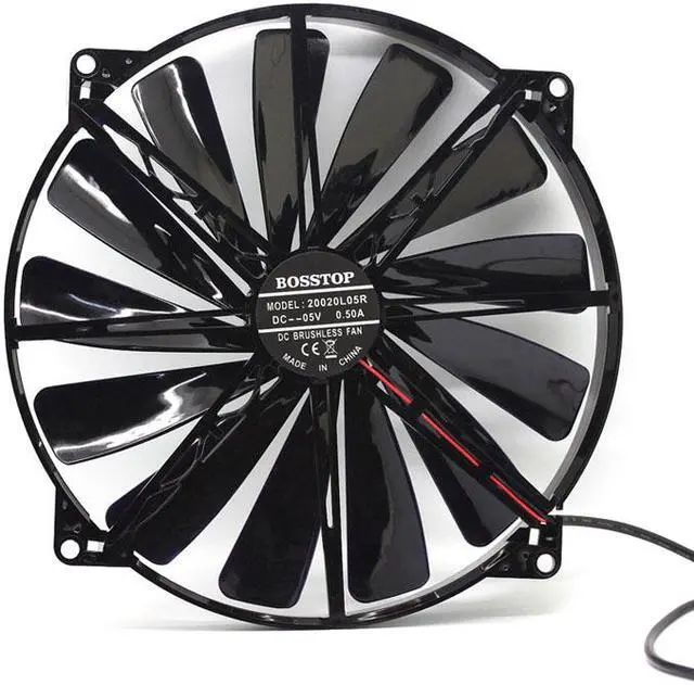 Main image of 20cm  5V ultra quiet USB Fan 20020 DIY notebook base fan