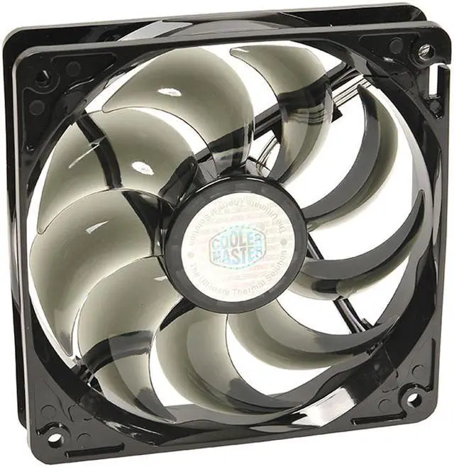Alt view image 2 of 5 - NEW original Cooler Master 12cm Sickle Flow Violent Chassis Fan High Speed Computer 12V Desktop Cooling 2000 rpm Gale Volume Blue Light LED case Fan