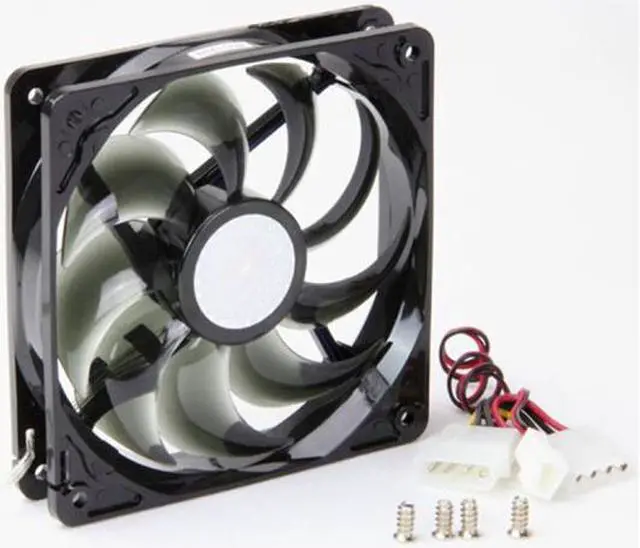 Alt view image 3 of 5 - NEW original Cooler Master 12cm Sickle Flow Violent Chassis Fan High Speed Computer 12V Desktop Cooling 2000 rpm Gale Volume Blue Light LED case Fan