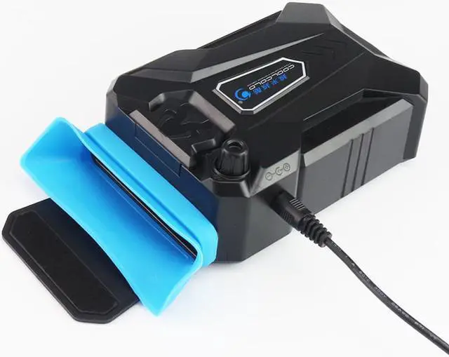 Alt view image 3 of 7 - Vacuum Portable Notebook Laptop Cooler USB Air External Extracting Cooling Fan for Laptop Speed Adjustable for 15 15.6 17 Inch