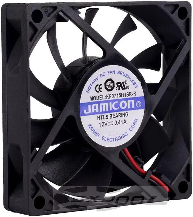 Alt view image 2 of 6 - KF0715H1SR-R New original JAMICON 7015 12V 0.41A 7CM cooling fan