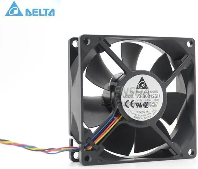 Main image of AFB0812SH 8025 8cm 80mm 12V 0.51A Dual ball fan power supply chassis Cooling Fan 4 Pin Pwm fan