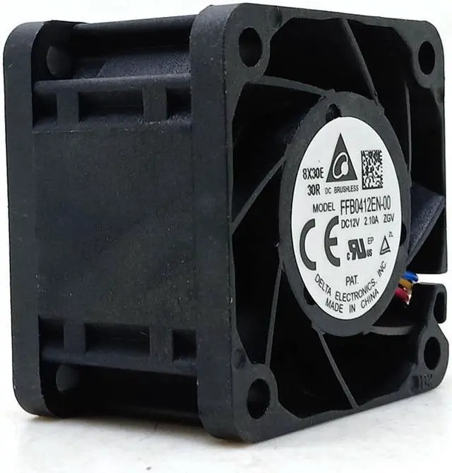 Alt view image 2 of 4 - FFB0412EN FFB0412EN-00   4028 12V High Speed Fan 4cm Computer Server Power cooling Fan