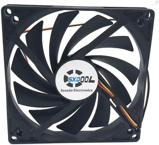 Alt view image 2 of 4 - SXDOOL 100mm, 10cm fan, Single fan, Ultra-Thin, Washable, super mute,  power supply,  computer Case cooler